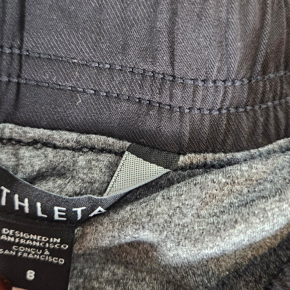 EUC Athleta Brooklyn Lined Joggers Sz 8 Black Camo - Picture 7 of 11